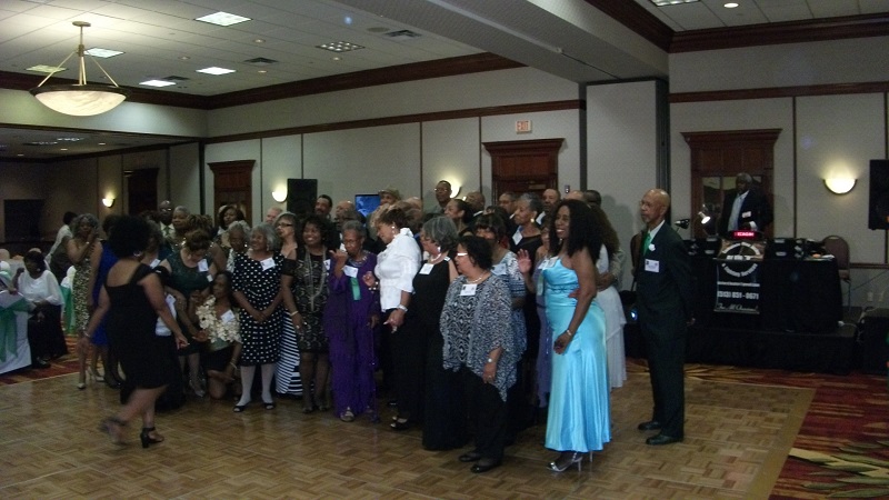 Classmates Gathering for Group Photo